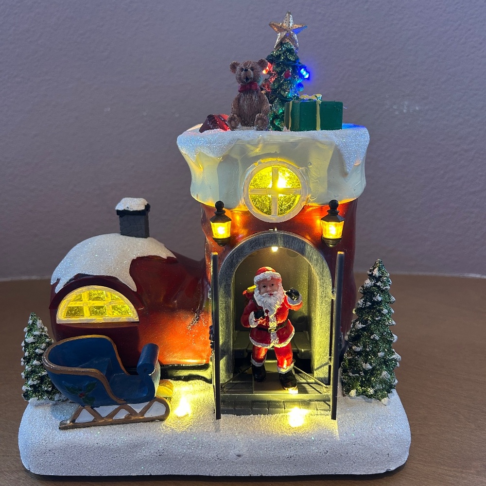 Avon Santa in Stocking Tabletop
